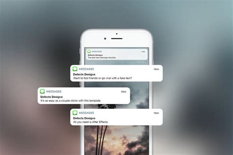 Imessage After Effects Template